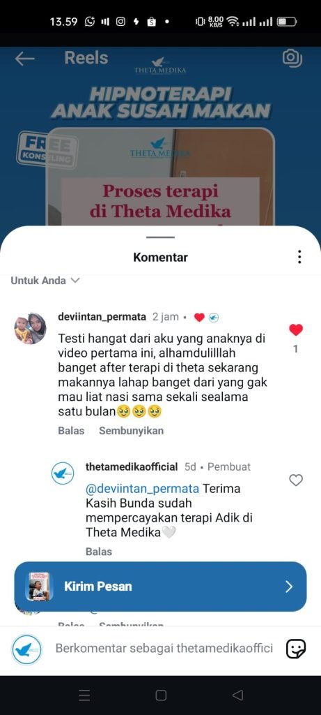 Sebulan Menolak Melihat Nasi, Kini Lahap Makan: Testimoni Hangat dari Ibunda Deviintan Permata